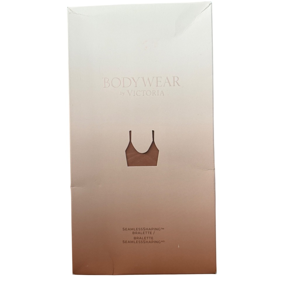 Victoria's Secret Bodywear SeamlessShaping Bralette Brown XS NIB Minimalist